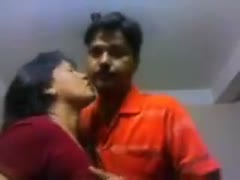 A lustful Indian nympho allows her lover to stroke her ripe milk cans.